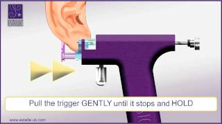 HOW TO REMOVE AND INSERT CARTILAGE EARRINGSLABRET 16G [upl. by Burkhardt]