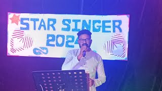 Baduku Jataka Bandi  Kannada Song By l Jagdish Naik  DM EVENTS  Singing Competition Round [upl. by Einnim686]