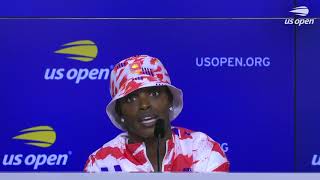 Sloane Stephens quotIf there were fans it would be so litquot  US Open 2020 Press Conference [upl. by Eiraminot]