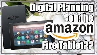 Amazon Kindle Fire as a Digital Planner [upl. by Corabelle781]