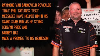 Raymond van Barneveld STUNS Gerwyn Price with some HELP from Phil Taylor [upl. by Sussna]