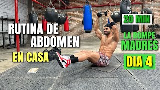 DEFINE ABDOMEN EN 5 MINUTOS RETO EN CASA CON 5 EJERCICIOS [upl. by Adnesor139]