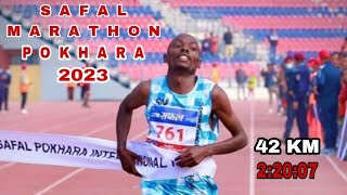 Pokhara safal marathon 2023 [upl. by Zohara464]