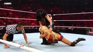 WWE Raw 071111  Melina vs Kelly Kelly [upl. by Aniratac]