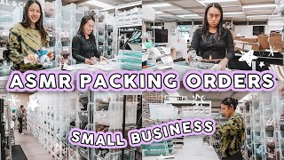 STUDIO VLOG 59  ASMR PACKAGING ORDERS ft CINDY 🤸🏻‍♀️❤️ ✨ Small Business Packing 📦 [upl. by Assertal114]