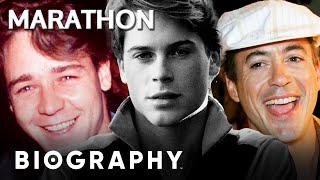 3 TOP ACTORS Featuring Robert Downey Jr Marathon  Biography [upl. by Threlkeld]