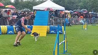 Euan Paterson amp CRAZEE European Open agility 2023 [upl. by Bradshaw]