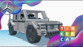 TinkerCAD  Design a Car Mercedes Benz G63 AMG  Unleashed [upl. by Haila604]