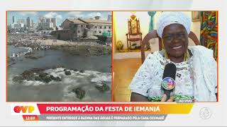 Festa de Iemanjá Presente destinado à Rainha das Águas é preparado pela Casa Oxumarê [upl. by Nahbois]