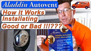 Aladdin Autovent Is it Good or Bad How it Works and How to Install Auto Air Vent amp Plug 2021 [upl. by Seilenna]