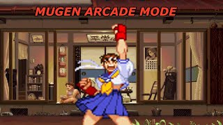 Mugen Arcade Mode with Sakura [upl. by Kellie366]