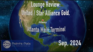 Review United Lounge Atlanta [upl. by Llenoj]