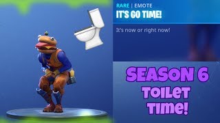 NEW quotITS GO TIMEquot SEASON 6 EMOTE  8 Minutes  Fortnite Battle Royale [upl. by Durst]