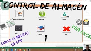 Control de Almacén en Excel  Curso completo 01 [upl. by Raimes122]