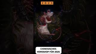 Ratte Chinesisches Horoskop für 2025 [upl. by Zurc]