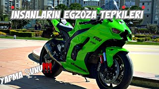 YAPMA ŞUNU   İNSANLARIN EGZOZA TEPKİLERİ  KAWASAKİ ZX10RR SC PROJECT MOTOVLOG [upl. by Andromeda]