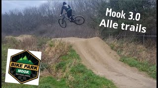 alle vernieuwde trails in bikepark mook [upl. by Sabba]