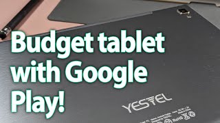 YESTEL T5 budget Android 10 tablet 101 inch display  Google Play [upl. by Sanfo]