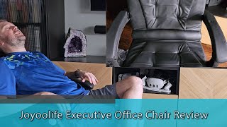 PUT YOUR FEET UP WITH THIS CHAIR  Joyoolife Executive Office Chair Review [upl. by Groome]