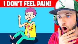 I DONT feel PAIN and my life is SUPER dangerous True Story Animation [upl. by Anerys]