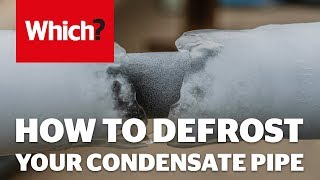 How to defrost your condensate pipe [upl. by Hollander]