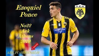 Ezequiel PonceGoalsSkillsAek Athens 20182019 HD [upl. by Cary]