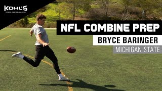 Bryce Baringer Punter  NFL Combine Training  Kohls Kicking Camps [upl. by Dailey]