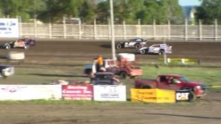 Williston Basin Speedway IMCA Sport Mod Heats Northern Sport Mod Tour Night 3 7316 [upl. by Ideih]