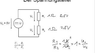 Elektrotechnik verständlich  Der Spannungsteiler [upl. by Issiah470]