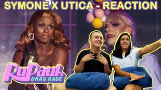 Symone X Utica No Tears Left To Cry  BRAZIL REACTION  RuPauls Drag Race  Season 13 [upl. by Willa]