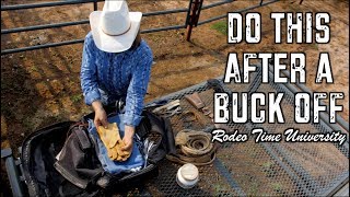 Bucked off  Rodeo Time University [upl. by Hamlani]