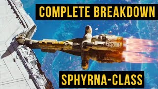 Star Wars Ships Sphyrnaclass Corvette Complete Breakdown amp History [upl. by Pepi]