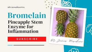 Exploring the AntiInflammatory Properties of Bromelain Enzymes Found in Pineapple Stem [upl. by Thalassa534]