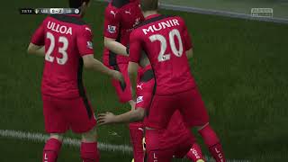 LeedsLeicester city gol Martial Fifa 15 [upl. by Andromada]