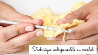 Diminutions invisibles au crochet 🧶 Techniques INDISPENSABLES pour faire pull veste sac au crochet 🧶 [upl. by Lanevuj]