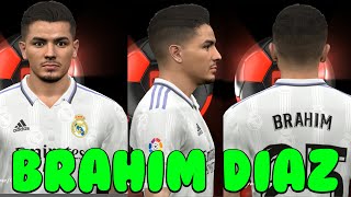 Nueva Face De Brahim Diaz Pes 17 [upl. by Oirom596]