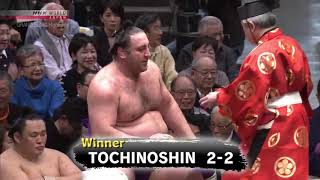 Tochinoshin vs Enho January 2020 Tournament  Day 4 [upl. by Synn]