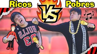 RICOS VS POBRES NA BATALHA DE RIMAS com a música do ENALDINHO 84 [upl. by Iolande452]