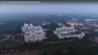 Vignans University Guntur I Admissions Open 2024  VSAT Exam [upl. by Enelyad]