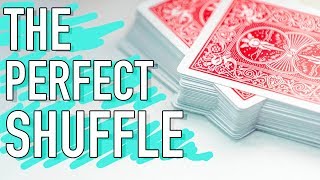 How to MASTER the perfect shuffle  Faro shuffle amp Magic trick tutorial [upl. by Eckel]