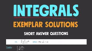 Integrals Exemplar Important Questions  Part1 [upl. by Netnilc]