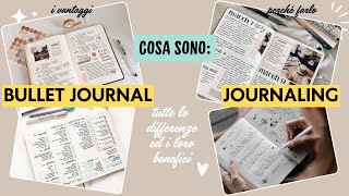 BULLETT JOURNAL E JOURNALING CHE DIFFERENZA CÉ   Creativemme [upl. by Andie]