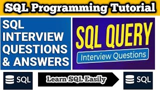 LIVE Top 100 questions asked previously in different interviews  SQL interview questions freshers [upl. by Wolf]