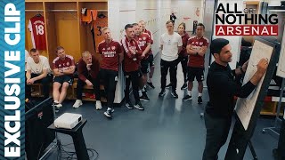 EXCLUSIVE CLIP Mikel Artetas Emotional Dressing Room Team Talk  All or Nothing Arsenal [upl. by Eniamrej846]