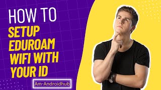 How to connect Eduroam wifi  UET taxila  How to setup Eduroam Wifi with your university ID [upl. by Nitfa]