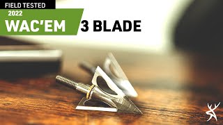 WACEM 3 BLADE  Broadhead Test amp Review 2022 [upl. by Morganstein]