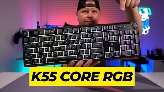 Corsair K55 Core RGB Gaming Keyboard Review [upl. by Rimidalv74]