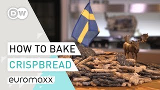 Baking Bread  Crispbread Recipe from Sweden  Baking tutorial  Knäckebröd [upl. by Acirre768]