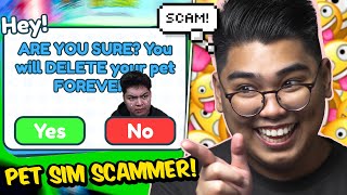 Pet Sim X quotPARTNERquot SCAMMED ME  Pet Simulator X Roblox ft LazySly [upl. by Sabsay]