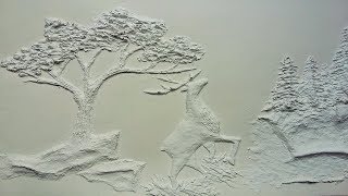 How to Make Embossed Painting [upl. by Mcconaghy]